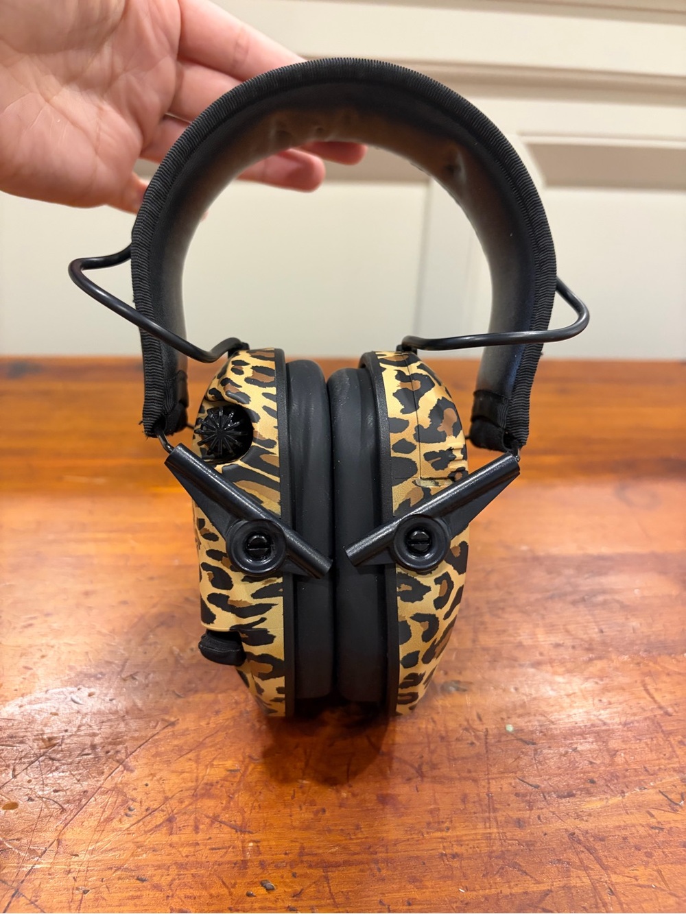 Walker’s Leopard Print Over-Ear Ear Protection Headset